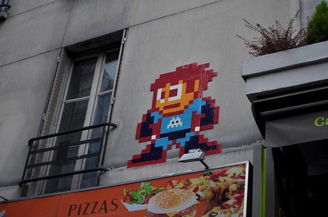 Divers Street Art (#19) Super Invader et Pizzas