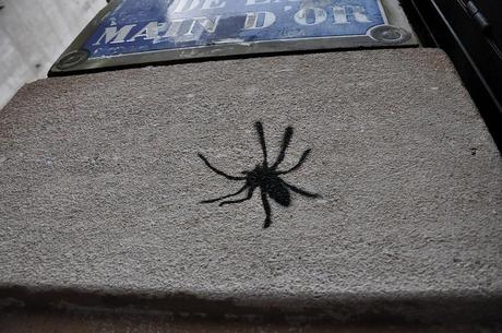 Divers Street Art (#19) Araignée pochoir (1)