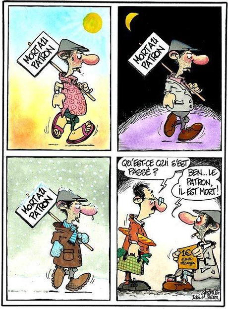 L'entreprise en France, c'est une bonne claque pour chaque calin mort au patron