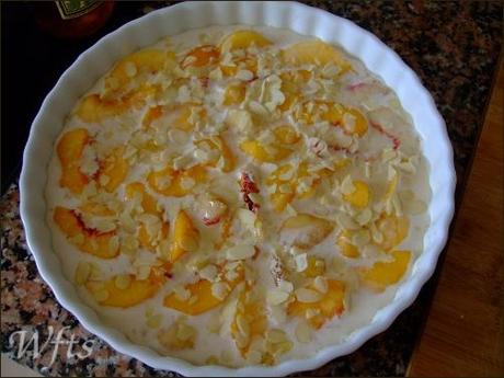 CLAFOUTIS aux PÊCHES clafoutis peches 4