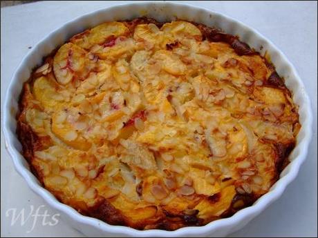 CLAFOUTIS aux PÊCHES clafoutis peches 6