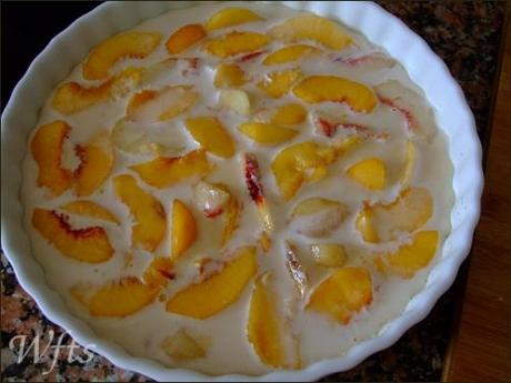 CLAFOUTIS aux PÊCHES clafoutis peches 3