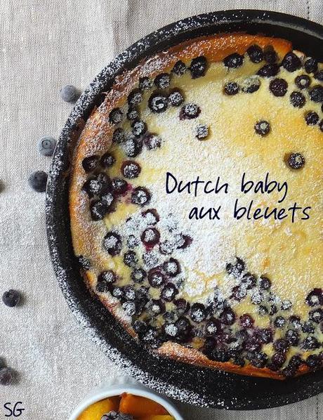 Dutch baby aux myrtilles Dutch baby aux myrtilles