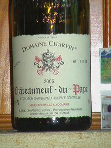 Châteauneuf du Pape ( Laurent Charvin) et Lirac ( Domaine de La Mordorée) IMGA9168