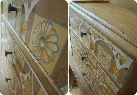 Vintage for ever Meuble 3 tiroirs vinyl - idétails