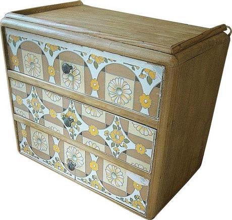 Vintage for ever Meuble 3 tiroirs vinyl - détouré