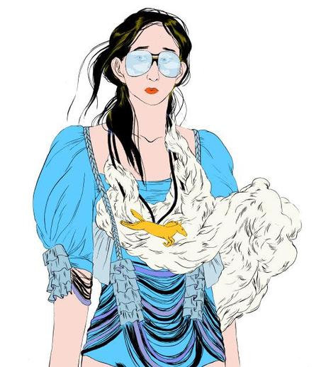 Des illustration de mode-fiction sur le blog Wangie A fashion-fiction illustration blog: Wangie