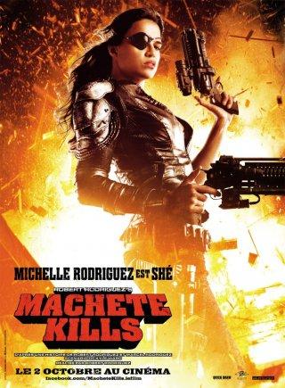 Machete Kills : Affiche Michelle Rodriguez Machete-Kills-Affiche-France-Michelle-Rodriguez