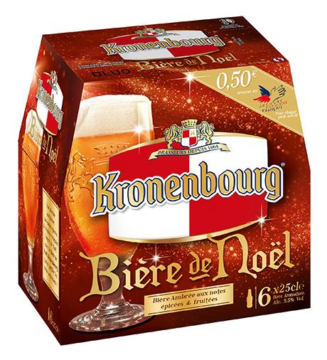 Bière de Noel solidaire de Kronenbourg