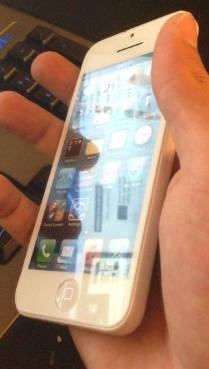 iPhone 5C blanc factice