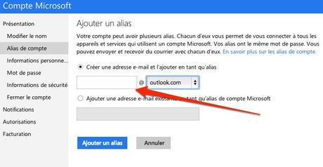 Outlook.com : créez jusqu’à 10 adresses mails par compte oultook alias 2 Outlook.com : créez jusqu’à 10 adresses mails par compte