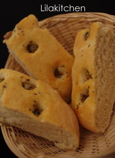 Le pain Focaccia focaccia