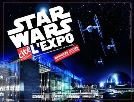 Affiche de Star Wars L'Expo. © La Cité des Sciences et de l'Industrie.