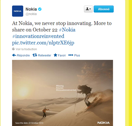 Nokia tweet