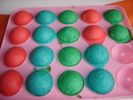 Gâteau au chocolat, surprise!! cake pop's