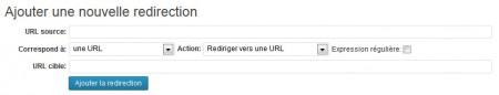 Redirection, un plugin WordPress qui vous veut du bien Ajout d'une redirection avec le plugin
