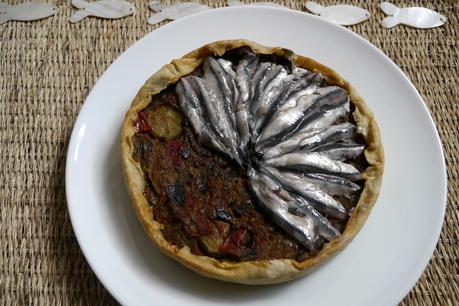 tarte ratatouille Tarte ratatouille aux anchois frais