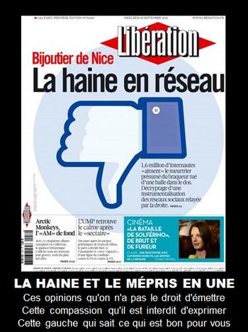 Et en avant pour la bijouterie de combat la haine en une