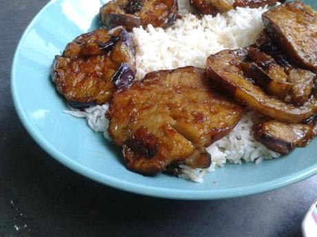 Donburi d’aubergines laquées au mirin et soja donburi aubergines1 (1)