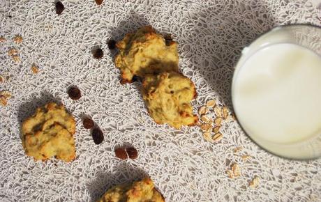 Cookies sans beurre aux raisins secs et pistache