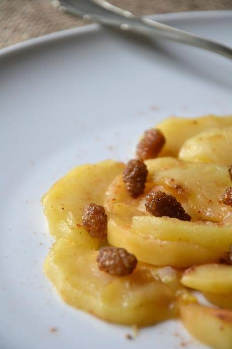 Pommes caramélisées et mulberries au camu camu Pommes-mulberries-camu10.JPG