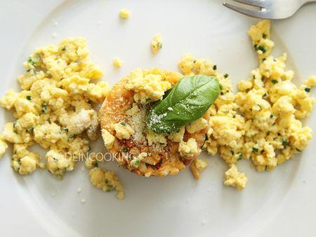 Risotto crèmeux au fromage, tomates séchées et oeufs brouillés RisotOeufCrèmBLOG16