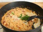 Risotto crèmeux au fromage, tomates séchées et oeufs brouillés RisotOeufCrèmBLOG12