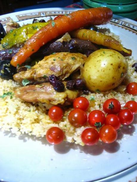 Tajine de poulet marocain à la pâte d'épices Le Coq noir