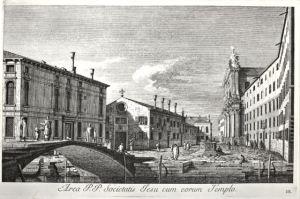 Antonio Visentini Visentini Antonio , Veduta di Venezia con campo dei Gesuiti - Fondation F. Zeri