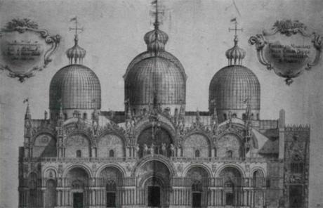 Antonio Visentini Antonio Visentini, Facciata Maggiore verso la Piazza Grande della Basilica di San Marco. Venezia, collection Tatiana Scarpa.