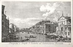 Antonio Visentini Visentini Antonio , Veduta di Venezia con il Canal Grande dalla chiesa di S. Stae alle Fabbriche Nuove - Fondation F. Zeri