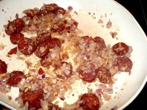 On mange quoi demain ? Haricots verts au chorizo Haricots verts au chorizo 2