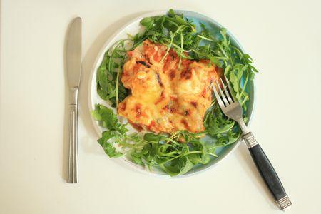 Gratin de chou-fleur aux tomates, basilic & morbier IMG_1612