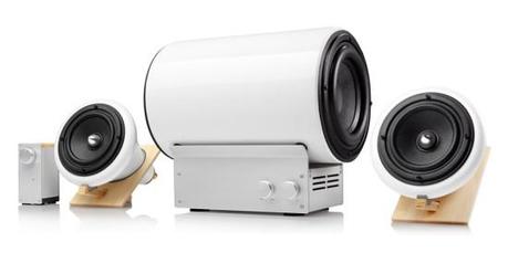 Photo de Joey Roth Ceramic Speaker System Image ceramic speakers joey roth 1 550x275 Joey Roth Ceramic Speaker System