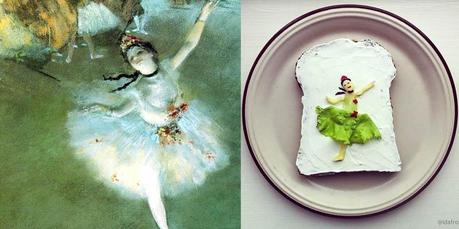 9 food art ida frosk danseuse_sur_scene-degas