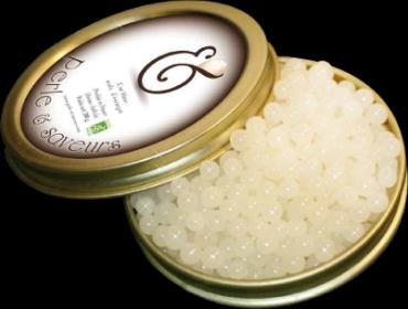 Caviar d'Oeufs d'escargot bio, Perles et Saveurs