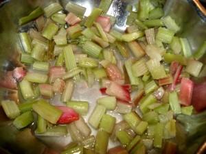 On mange quoi demain ? Muffins rhubarbe et chocolat blanc Muffins rhubarbe et chocolat blanc 1