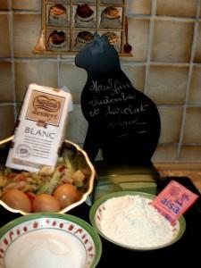 On mange quoi demain ? Muffins rhubarbe et chocolat blanc Muffins rhubarbe et chocolat blanc