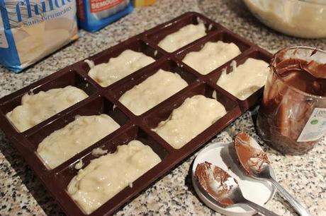 Let's cook! Mini-cakes banane-nutella 0% ... Ou presque!