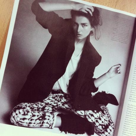 Isabel Marant pour H&M; dans Vogue Paris du mois d'Octobre...