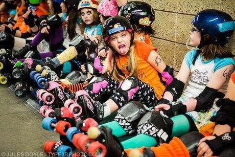 Teenage roller derby