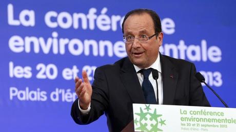 Hollande conférence environnementale La demi-France de mi-Hollande