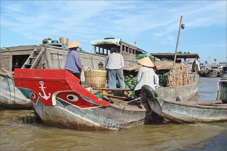 Vietnam-marchés flottants