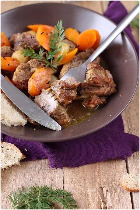 Sauté de porc au miel, carottes et ras el hanout Sauté de porc au miel, carottes et ras el hanout