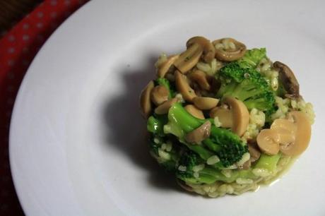 Risotto brocolis, champignons et pesto IMG_9520