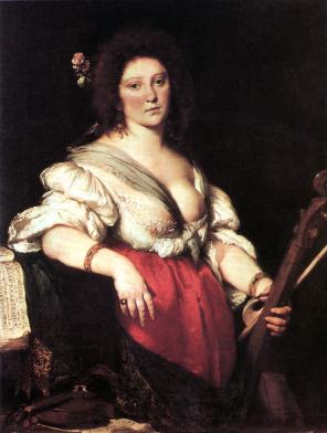 L’inconnue du mois : Barbara, chanteuse et poète Barbara_Strozzi_1