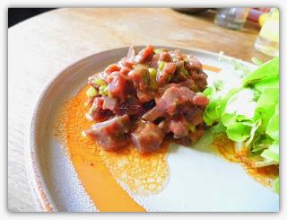 Tartare coupé au couteau de Pap's Tartare coupé au couteau de Pap's