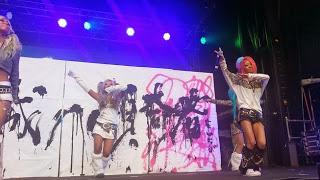 Les Black Diamond en performance lors du Tokyo Crazy Kawaii Paris Les Black Diamond en performance lors du Tokyo Crazy Kawaii Paris