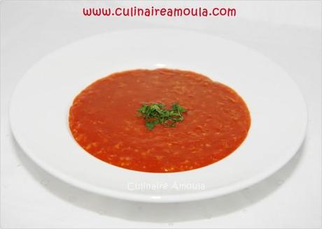 soupe tomate avoine