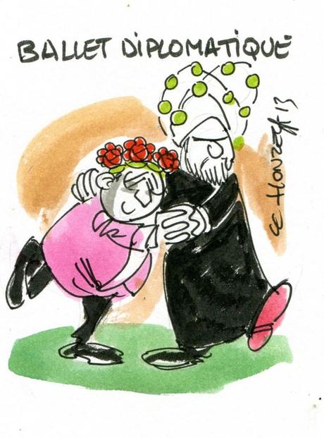 imgscan contrepoints 2013-2208 ballet diplomatique Nucléaire : comment peut-on négocier avec l'Iran ?